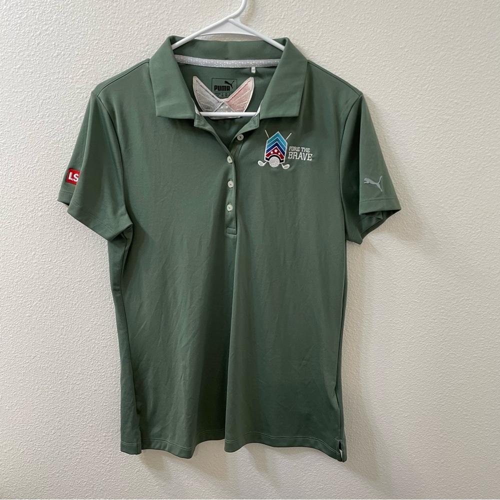 Puma for the brave golf polo green large